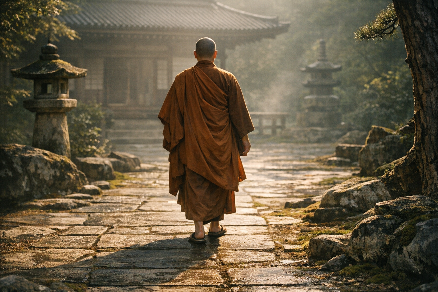 Storia Zen: Il monaco che perse l’ombra